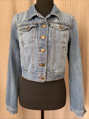Forever 21 Light Blue Denim Jean Jacket